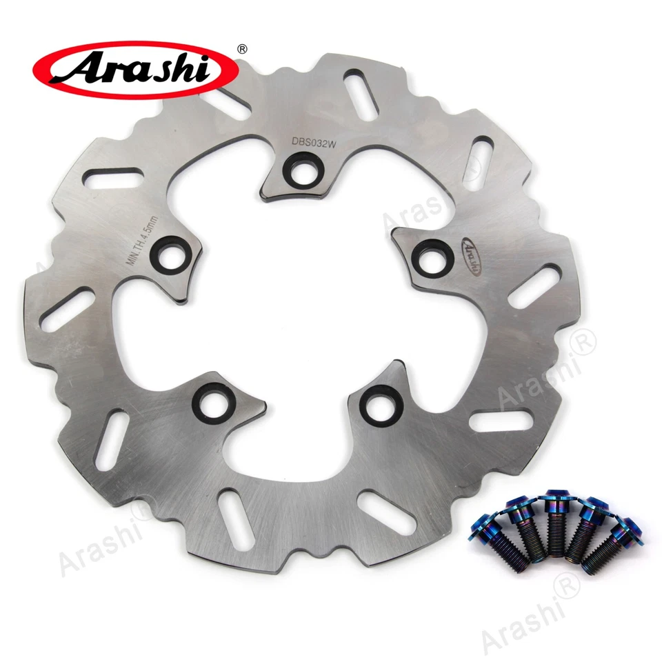 For Suzuki GSXR 600 750 2008-2017 Front Rear Brake Discs Rotors w/ Bolts Screws - Изображение 4 из 4