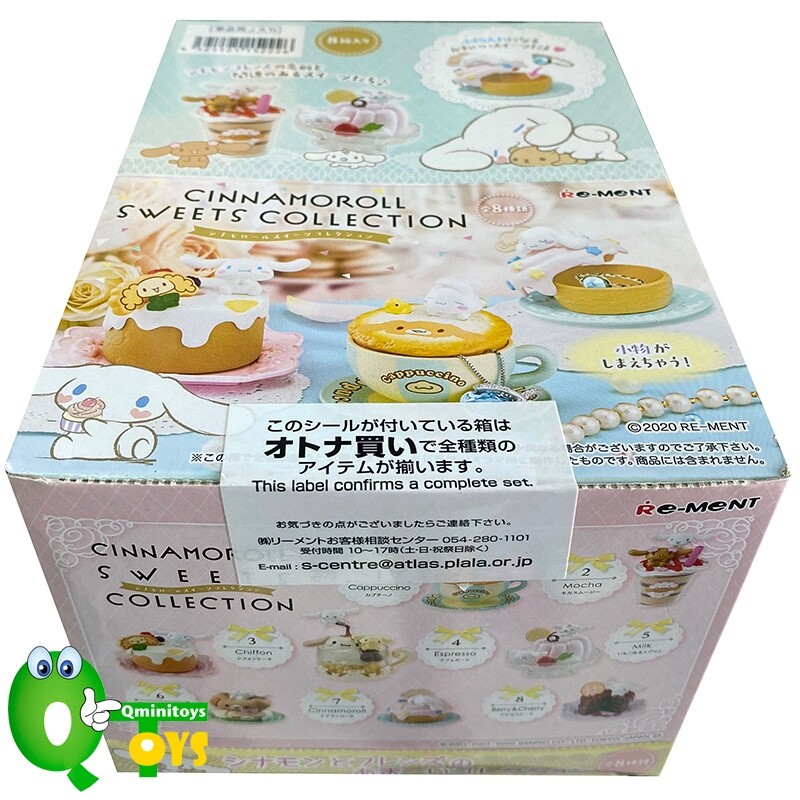 【美品】リーメントCINNAMOROLL SWEETS COLLECTION Rare 2020 Re-Ment CINNAMOROLL SWEETS COLLECTION Full Set of 8 pcs