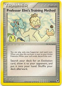Pokemon EX Dragon Frontiers  79/101 Professor Elm's Training Method Card