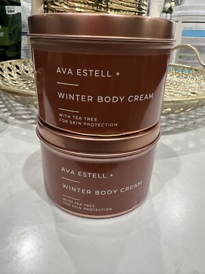 AVA ESTELL Winter Body Cream Tea Tree Skin Protection 250ml/8.5 oz. 2 Pack