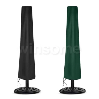 Waterproof Parasol Cover with Zip Outdoor Garden Patio Umbrella Cover
