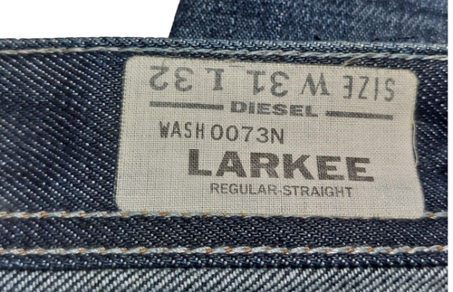 Diesel Industrie ""Larkee"" Jeans W32 L30 Wash 0073N normal gerade 33W 33L - Bild 15 von 17