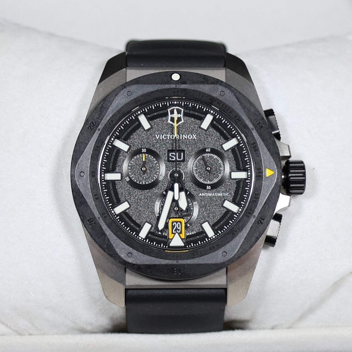 Victorinox I.N.O.X Titanium Black Dial Men's Chronograph Watch