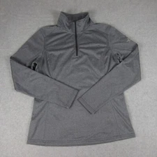 The North Face Pullover Womens M Gray 1/4 Zip Tech Performance Shirt