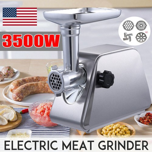 Electric 3500W Meat Grinder Mincer & Sausage Maker Machine in Stainless