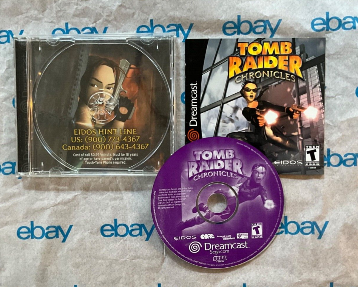 Tomb Raider Chronicles 北米版　Dreamcast Tomb Raider: Chronicles - Dreamcast: Sega Dreamcast: Video