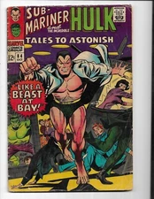 Tales To Astonish 84 1966 Marvel Comics VG- 3.5 Krang Sub-Mariner Hulk