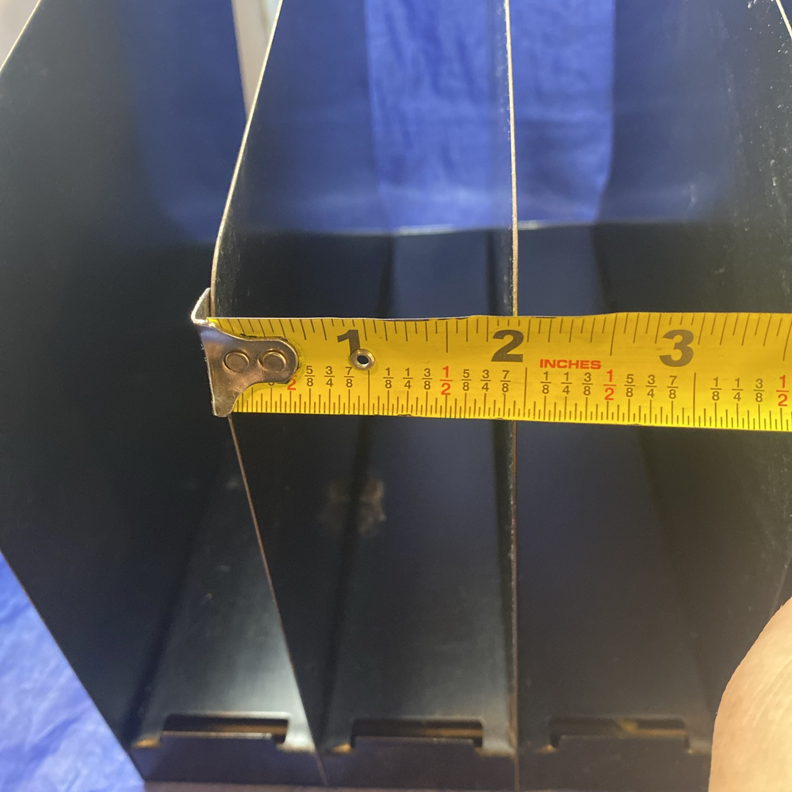 Tray File Organizer Industrial Metal Desk Mid Century Modern Atomic Era, Vtg