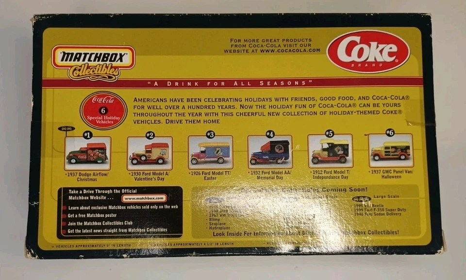 Matchbox Collectibles 1999 Halloween Coca-Cola Diecast C Panel Van - Image 4 of 4