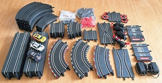 CARRERA GO Schienen Autos und Zubehör Slotcar Auto Rennbahn Konvolut