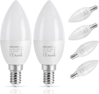 E14 Led Lampe 5W Kaltweiß 5000K Kerzenform Flimmerfrei 460Lm Vollspektrum 6Er