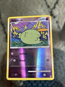 2009 Pokemon Platinum Arceus #66 Gulpin Reverse Foil PSA 9 Card MINT! Free Ship!