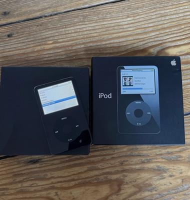 Apple iPod classic video 5. Generation Schwarz (60 GB) A1136 vintage OVP