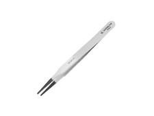 Excelta 2A-SA-LH Tweezers, 3-Star, Flat Point, Lens Handling, Straight, Tapered,