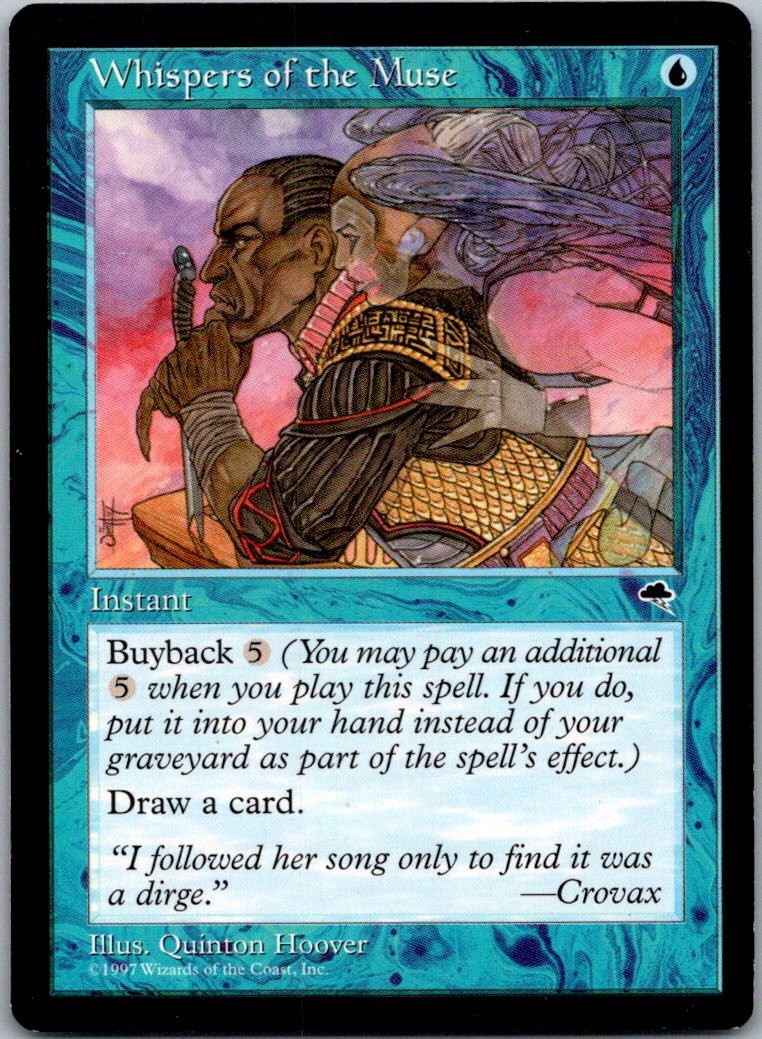 Whispers of the Muse U TMP #103 NM MTG Magic