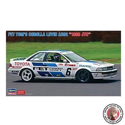 NEU Hasegawa 1/24 FET Toms Corolla Levin AE92 1989 JTC Plastikmodell 20545