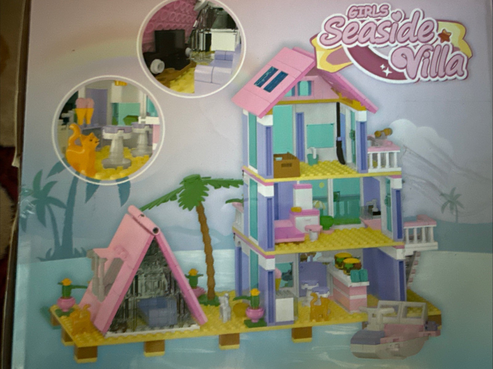 Girls Seaside Villa Lego Set
