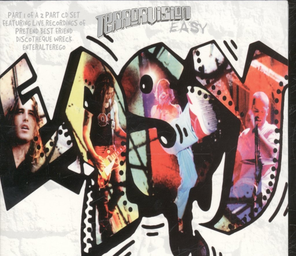 Terrorvision Easy CD UK Total Vegas 1996 CD1 in multi-fold digipak with space