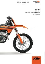 KTM Service Workshop Shop Manual 2025 350 XC‑F FACTORY EDITION US