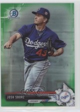 2017 Bowman Chrome Prospects Green Refractor 59/99 Josh Sborz #BCP196 00ab