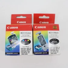Lot Of 6 Canon Mobile Printer Ink Cartridges  BCI-11 Black Color Genuine OEM NEW