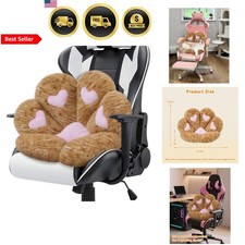 Cat Paw Cushion Cute Plush Seat Pillow for Gaming Floor Decor 28x24