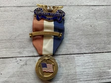 ORIGINAL 14k ANCESTOR MEDAL - CAPT GEORGE ROOSEVELT CIVIL WAR MOH GETTYSBURG
