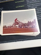 Vintage Motocross 1970’s 3.5” X 5” Photo
