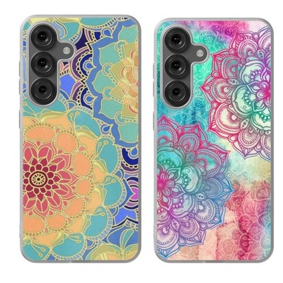 Süße Mandala Handyhülle Personalisieren Bedruckt & Kompatibel mit allen Handyhüllen