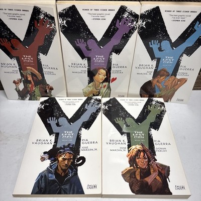 Y The Last Man Graphic Novel Series 1 - 5 Paperback DC Vertigo Vaughn Guerra