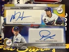 2025 Bowman’s Best Yoshinobu Yamamoto & Roki Sasaki Dual Auto 43/50 Gold Dodgers