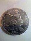 1876 US Trade Silver Dollar VF / XF RARE