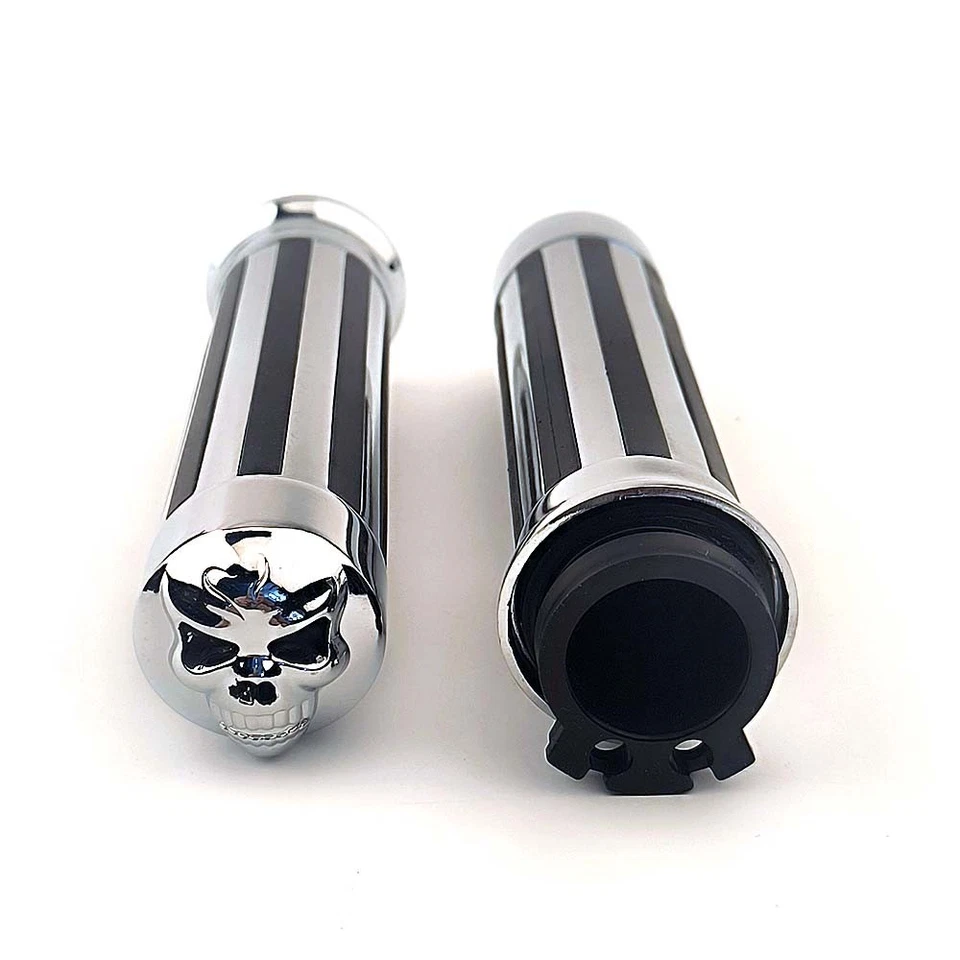 Empuñaduras de 1" para Harley-Davidson Dyna Street Bob Super Glide Low Rider Foto 3 de 4