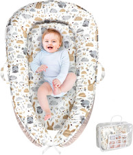 Baby Lounger, Portable Baby Lounger for Newborn 0  24 Months, Infant Nest for Tra
