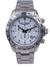 Orologio Paul Vermot Crono Quarzo 6696W/398 43mm Wr100m Scontatissimo Nuovo