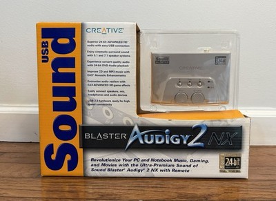 Creative Sound Blaster Audigy 2 NX USB  (ModelSB0300) 24-Bit Advanced HD, Remote