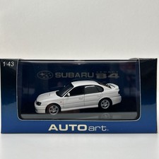 AUTOart 1/43 SUBARU LEGACY B4 '99 White BE5 AUTOart Subaru Legacy Sedan White
