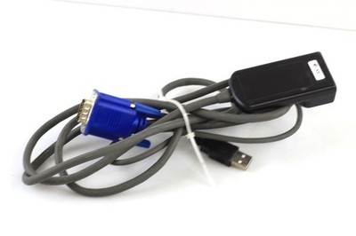 Lot of 4 IBM USB 250mm KVM Switch Conversion Cable Adapter Module 39M2899 39M290