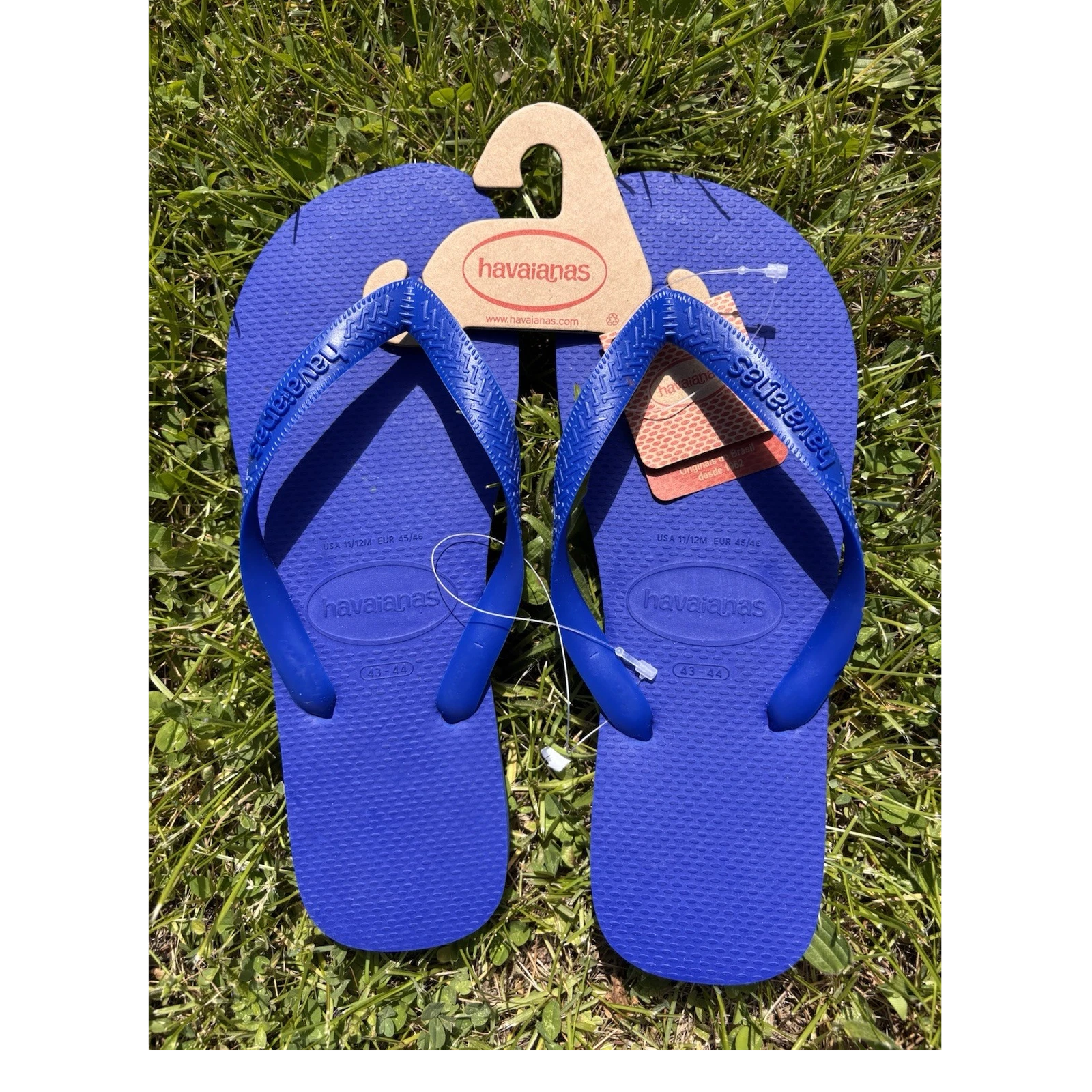Havaianas Men's Blue Solid Flip Flop Sandals US 11 EU 45/46 Rubber
Opens in a new window or tab