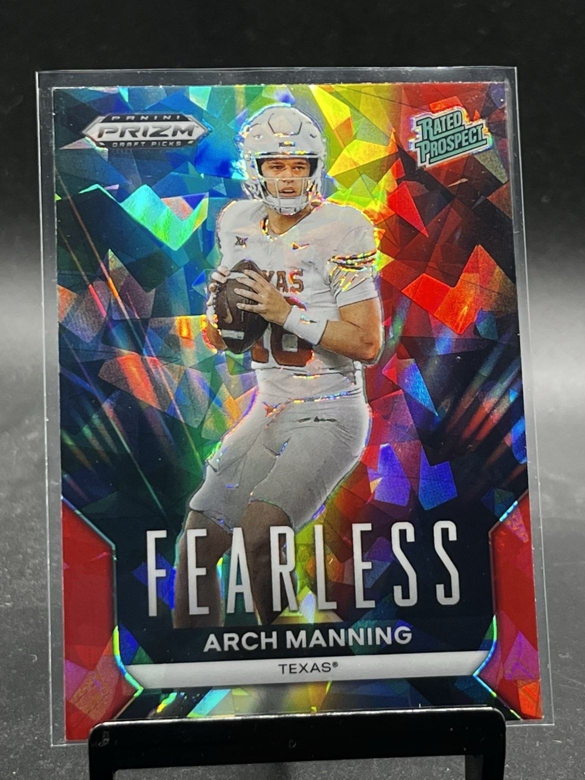 2024 Panini Prizm Draft Picks - Fearless Arch Manning #F-AM Red Ice Prizm (RC)