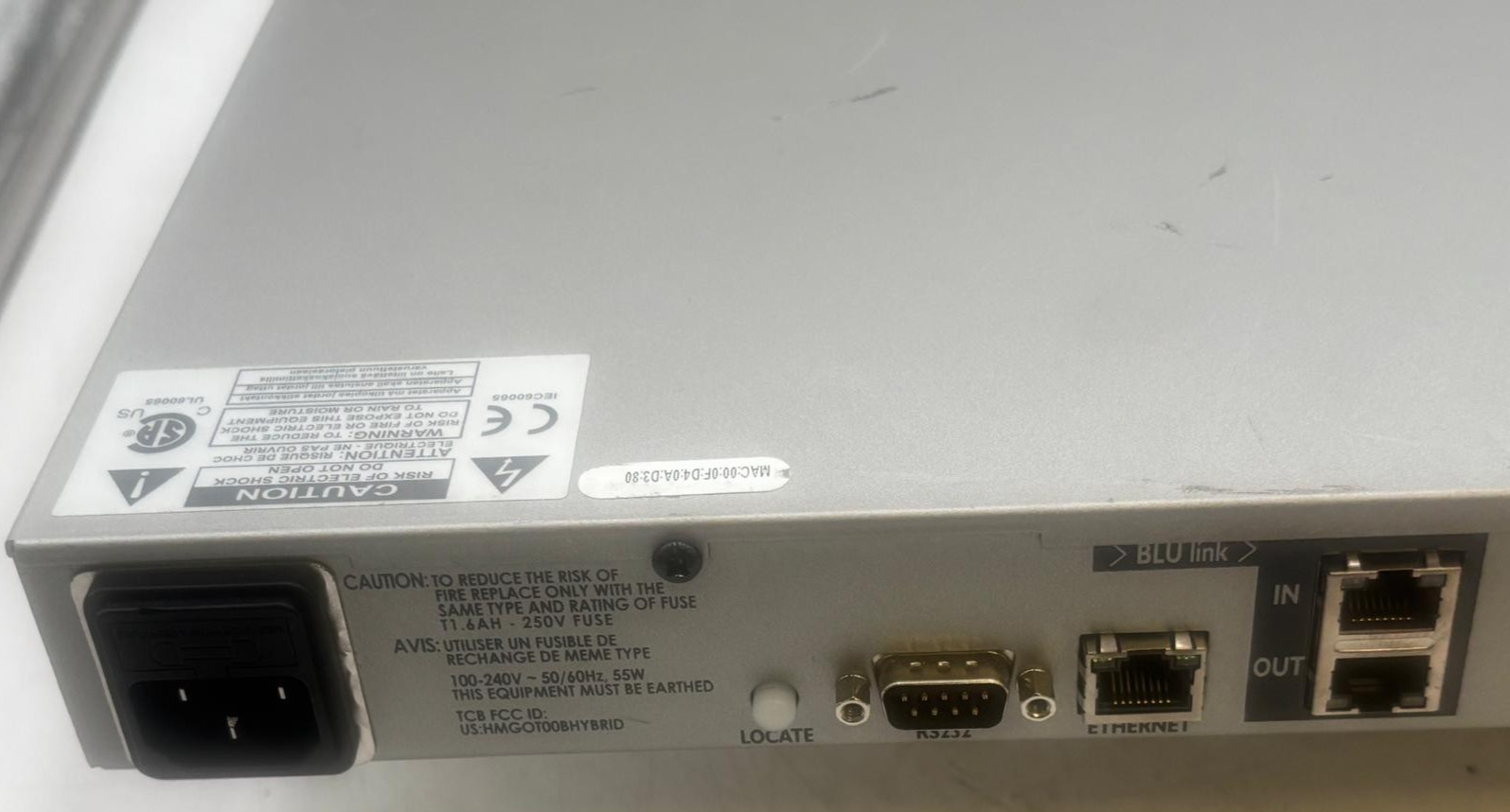 BSS SOUNDWEB London BLU-160 Network Signal Processor BSSBLU160 CORE-M