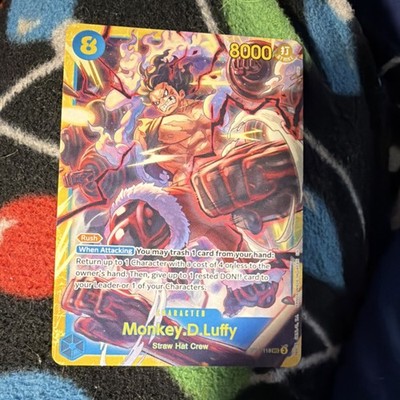 Namco Monkey.D.Luffy OP11-118 A Fist of Divine Speed Secret Rare Foil Rush 8000