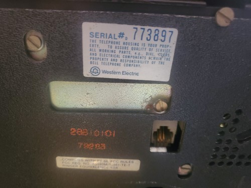 Vintage Deco-Tel Personal Telephone Portable Wooden Executive Box Phone ...