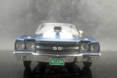 ACME GUYCAST Collectibles 1970 Drag Outlaws Chevelle Custom Run Fathom Blue 1:18