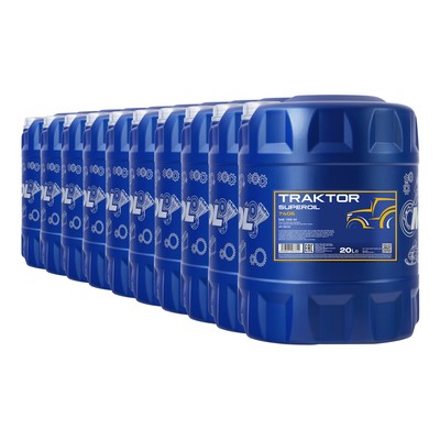 MANNOL Traktor Superoil 15W-40 Motoröl, API SG/CD, SAE 15W-40, 10x20 Liter