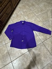 Cinch Shirt Mens XXL Purple Button Down Western Long SLeeve Cowboy
