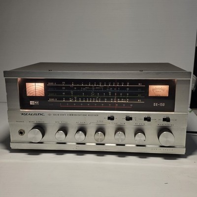 Realistic Solid State DX-150 4 band receiver Turns On, 
