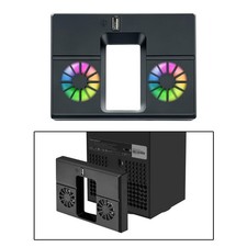 RGB Cooling Fan Stand External USB Vertical Stand Dock Cooler System Radiator