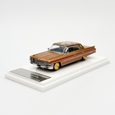 MK Miniatures 1:64 Lowriders Cadillac Deville - Brown Gold - HEC