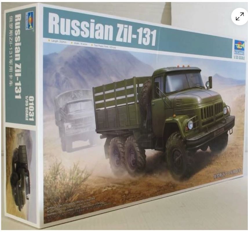 Trumpeter 1:35 - 01031 Russian Zil-131 Truck Model kit